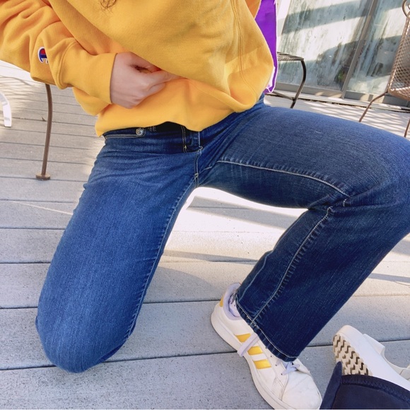 Low Rise Boot Cut Jeans - Picture 2 of 10